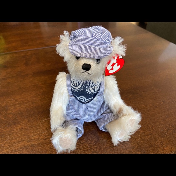 Caboose “ On The Right Track “ TY Collectible | Striped | NEW PRISTINE - Picture 3 of 10